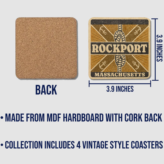 Rockport Vintage Coaster Set