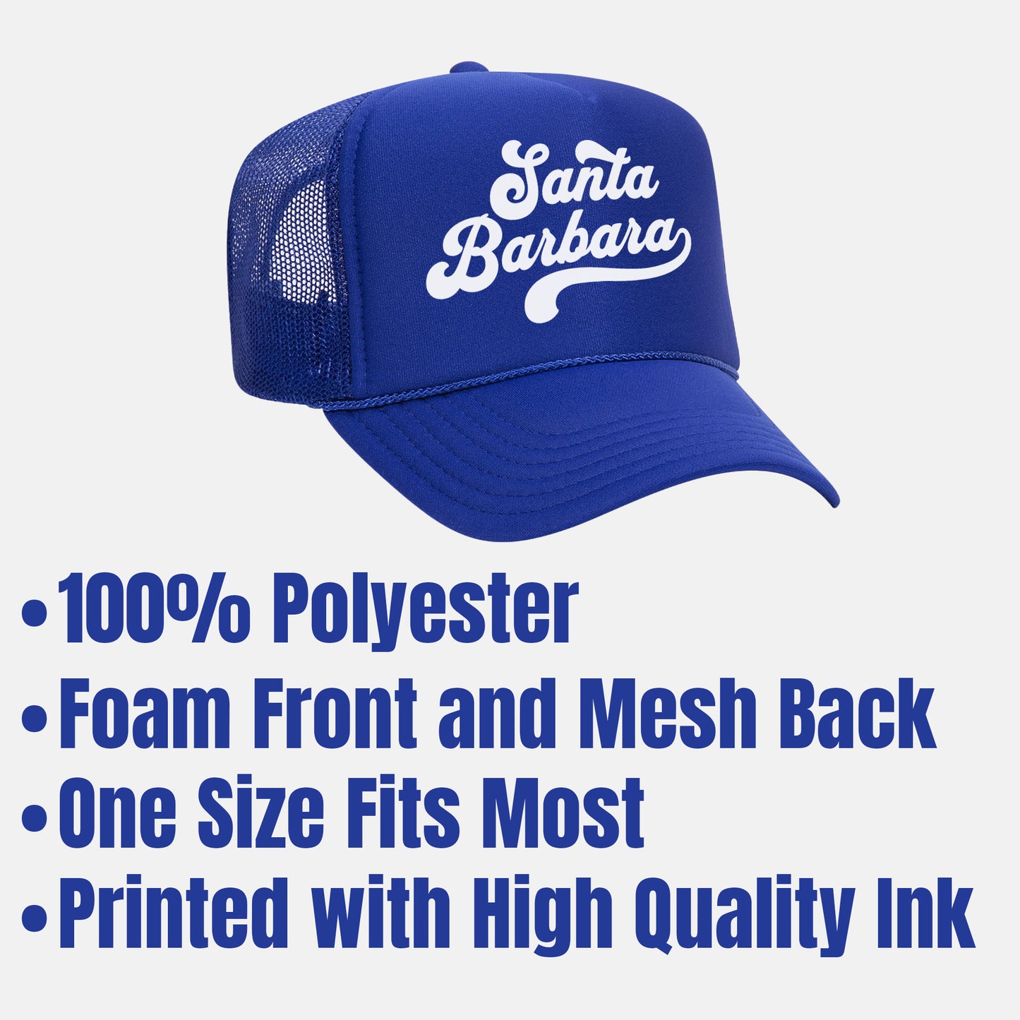 Santa Barbara Retro Trucker Hat