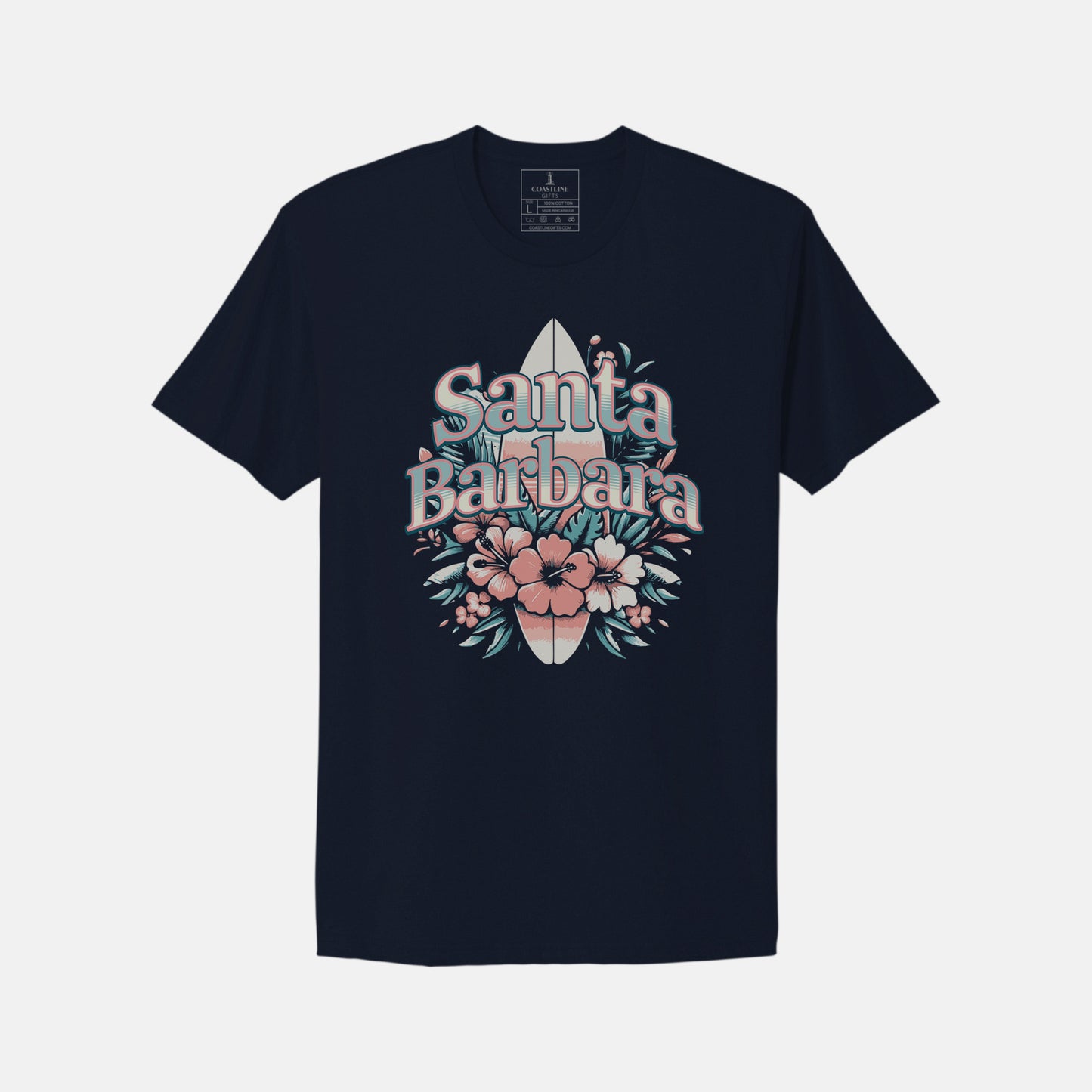 Santa Barbara Surfboard T-Shirt