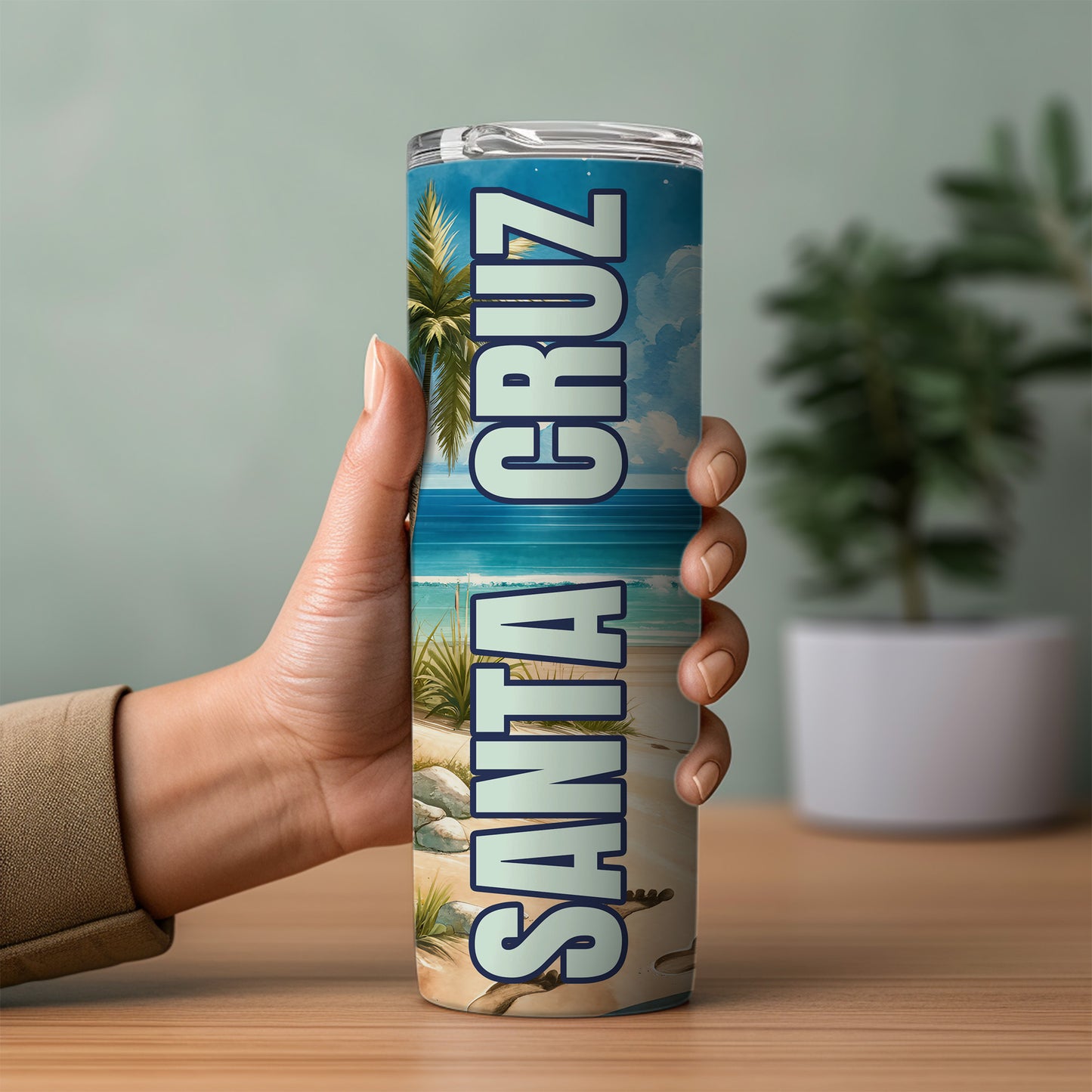 Santa Cruz Surfboard Skinny Tumbler