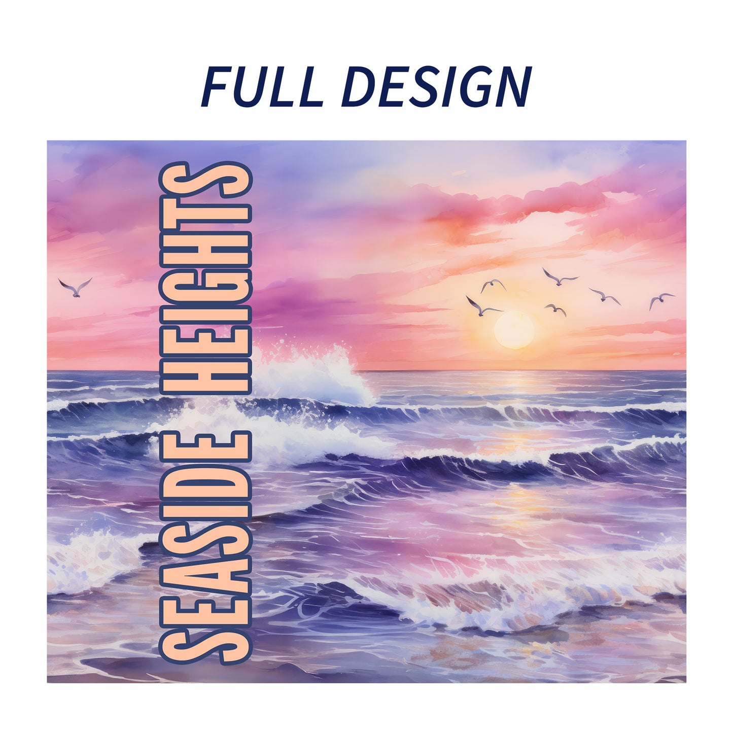 Seaside Heights Shoreline Skinny Tumbler