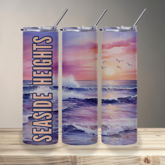 Seaside Heights Shoreline Skinny Tumbler
