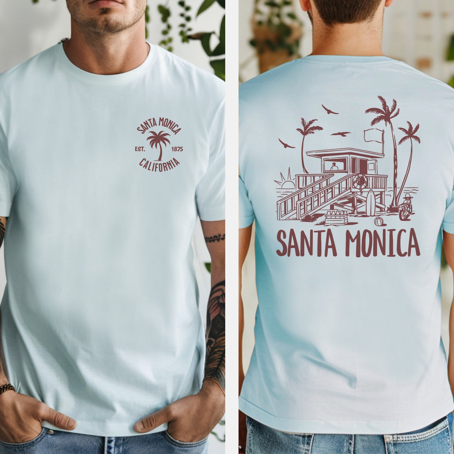 Santa Monica Palm Tree T-Shirt