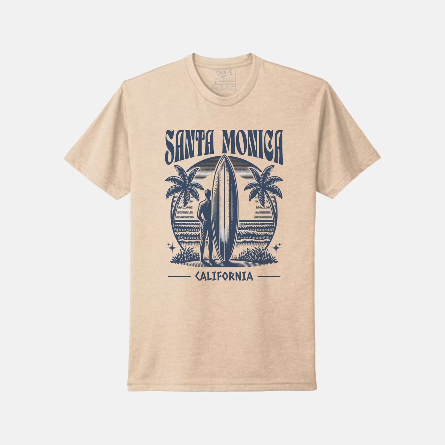 Santa Monica Surfboard T-Shirt