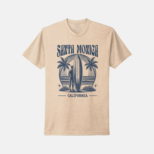 Santa Monica Surfboard T-Shirt