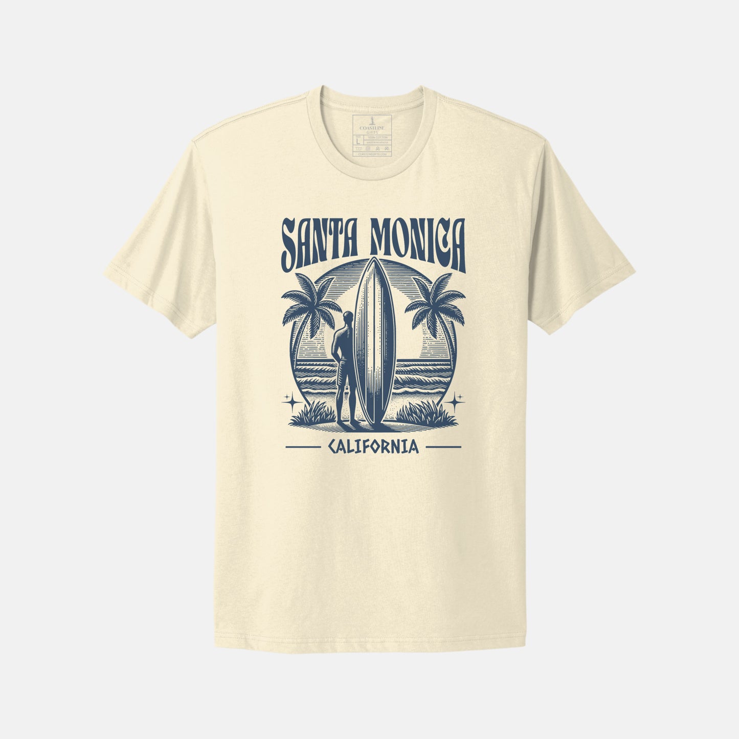 Santa Monica Surfboard T-Shirt