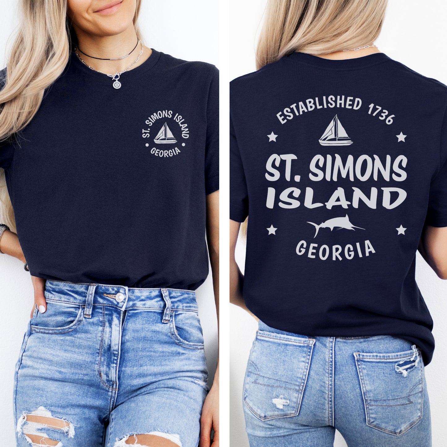 St. Simons Sailboat T-Shirt