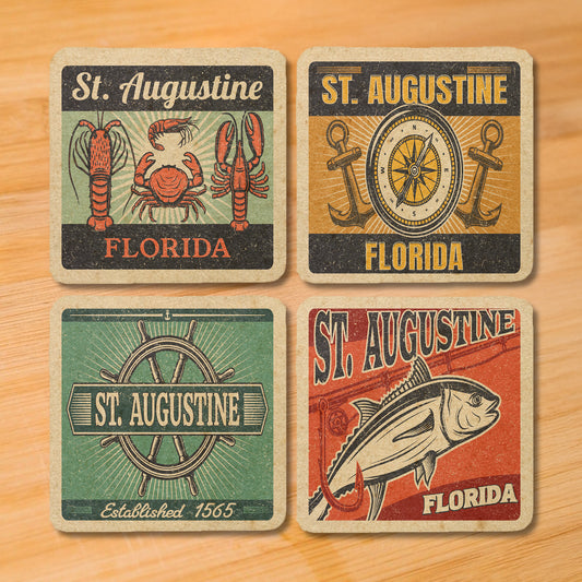 St. Augustine Vintage Coaster Set