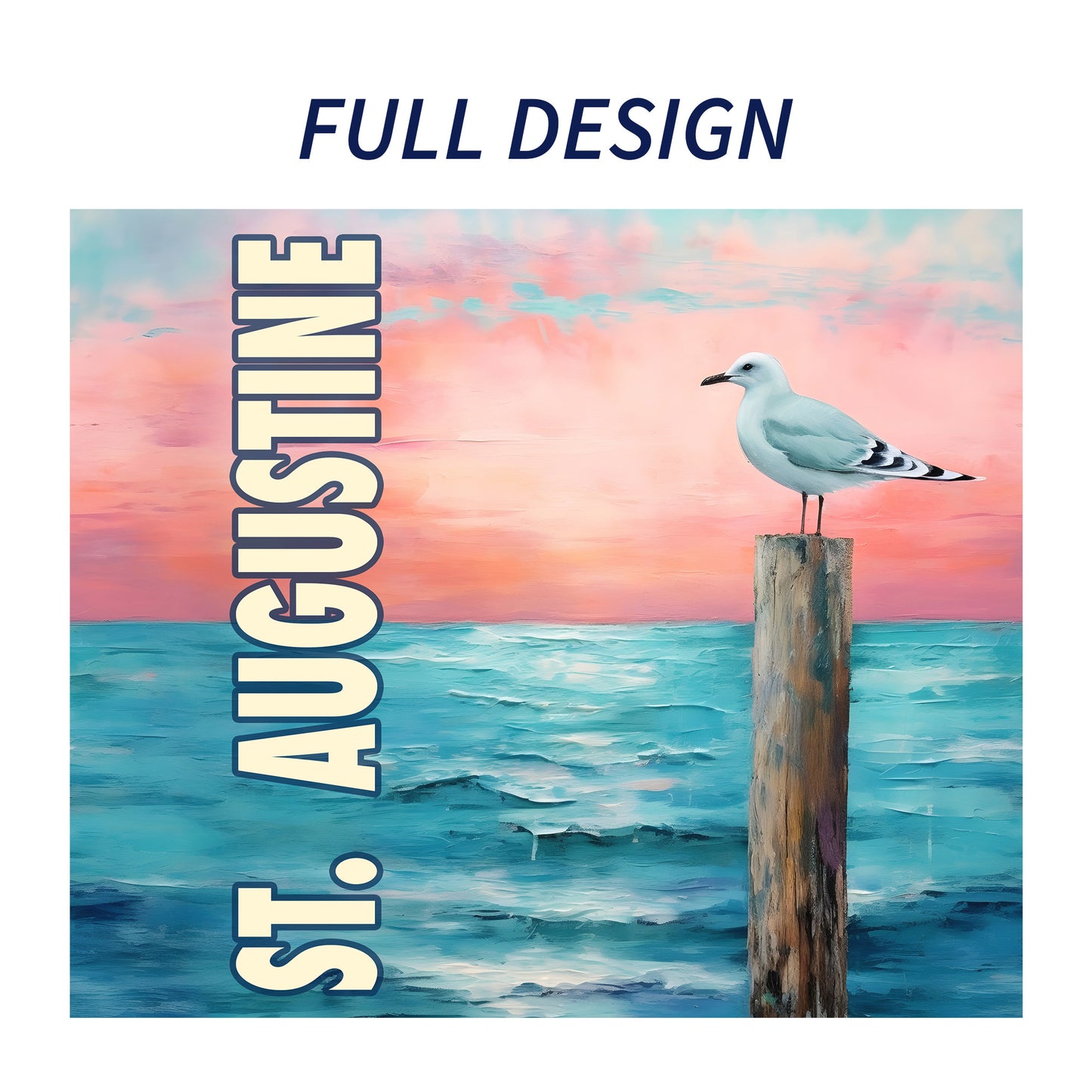 St. Augustine Seagull Skinny Tumbler