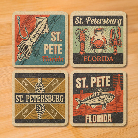 St. Petersburg Vintage Coaster Set