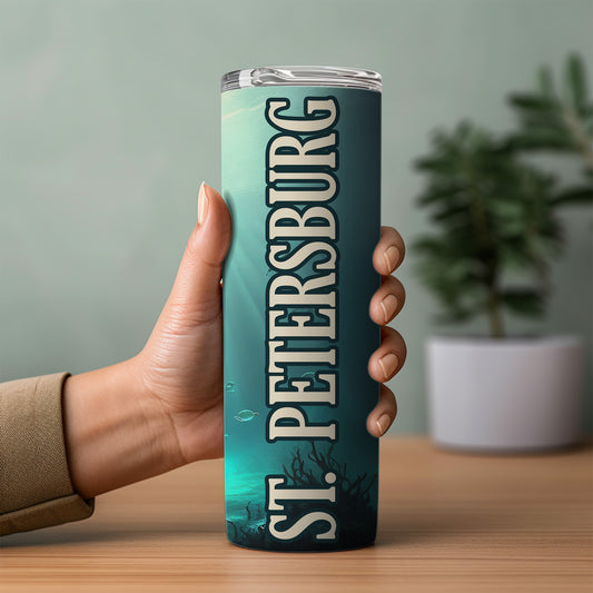 St. Petersburg Shipwreck Skinny Tumbler