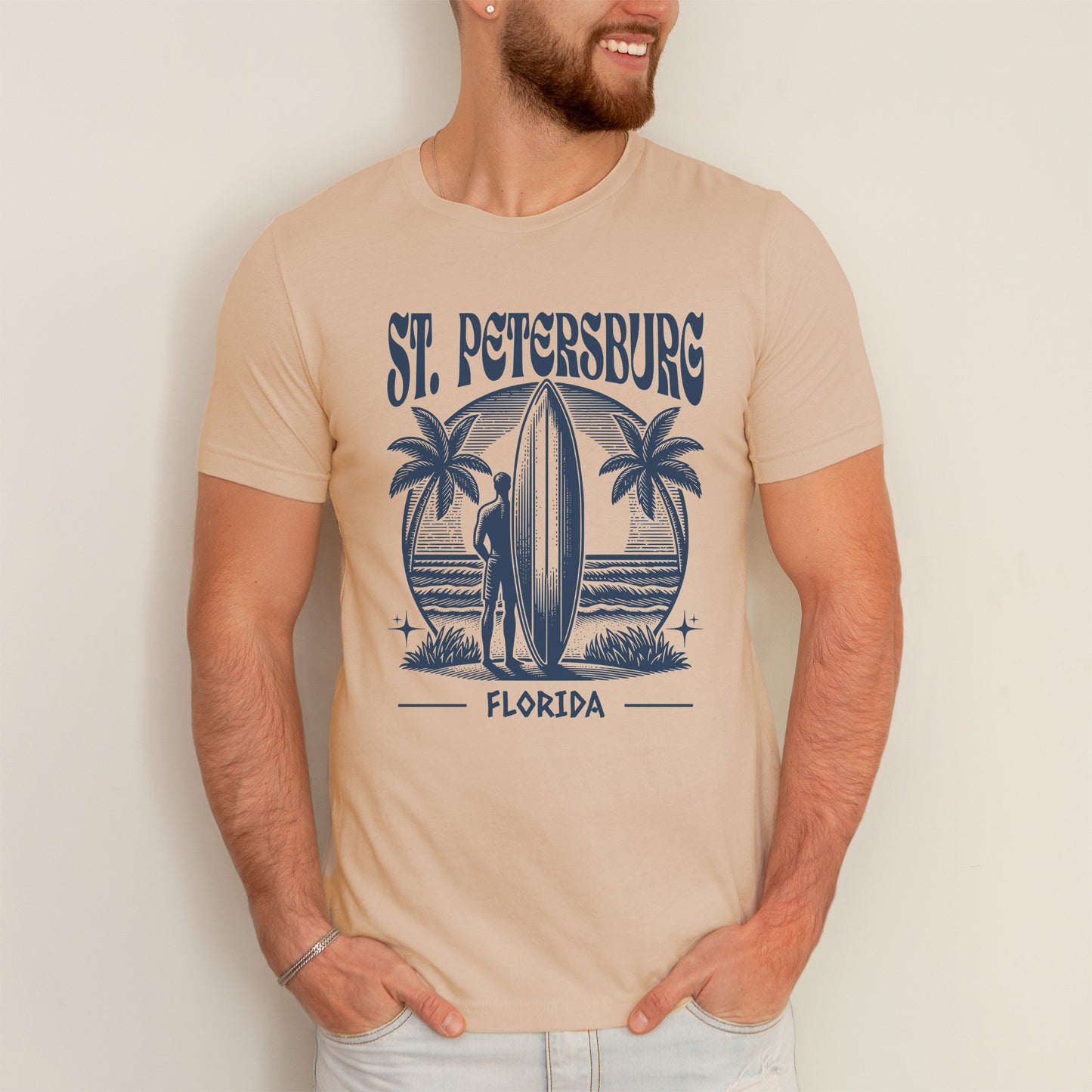St. Petersburg Surfboard T-Shirt