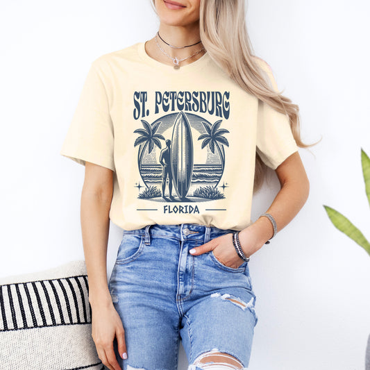 St. Petersburg Surfboard T-Shirt