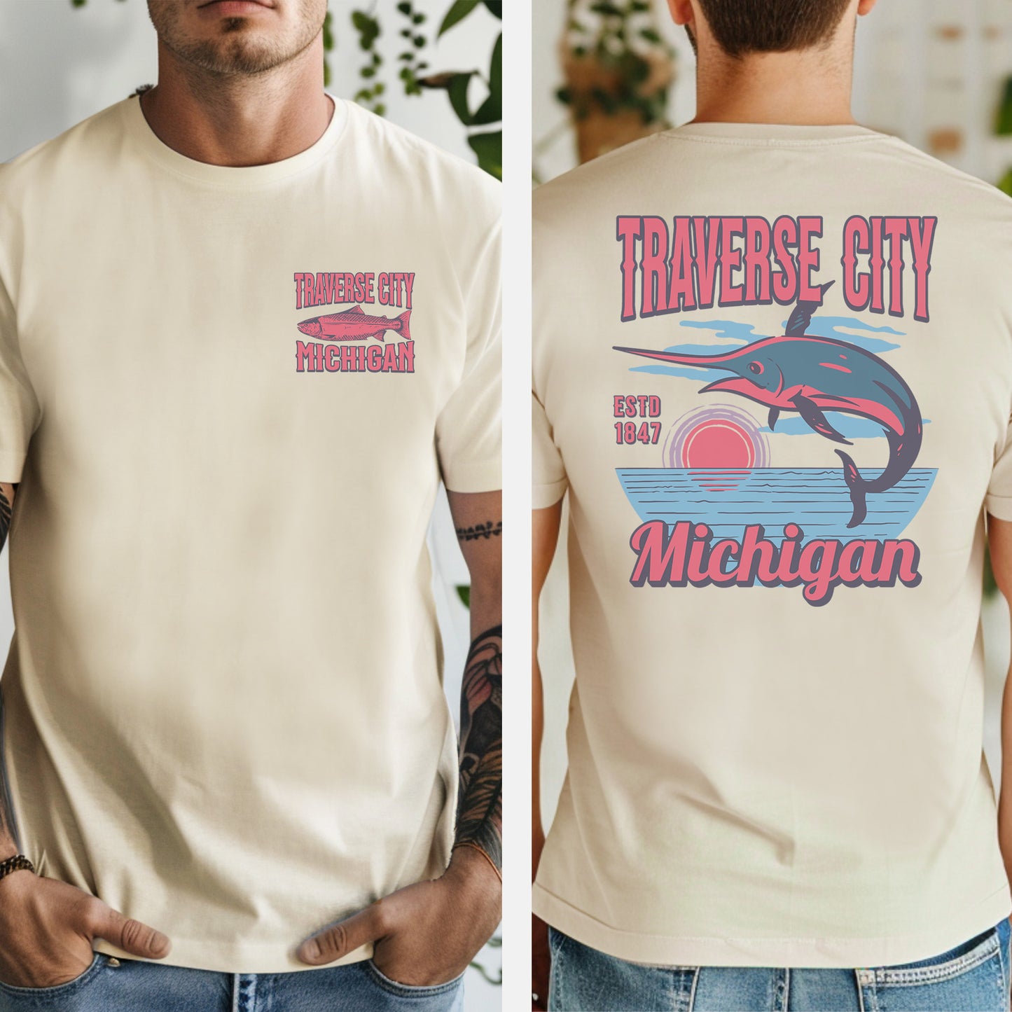Traverse City Fishing T-Shirt