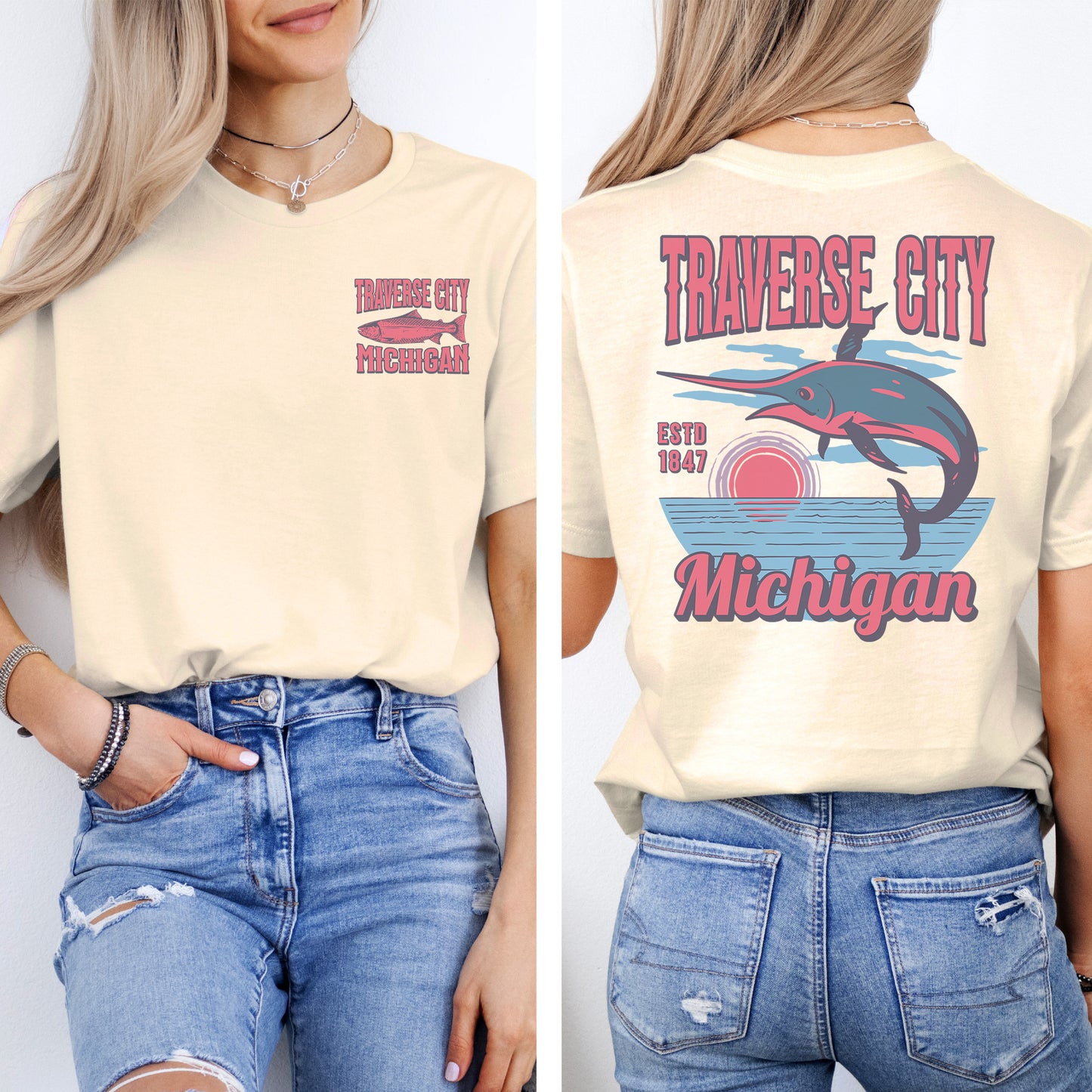 Traverse City Fishing T-Shirt