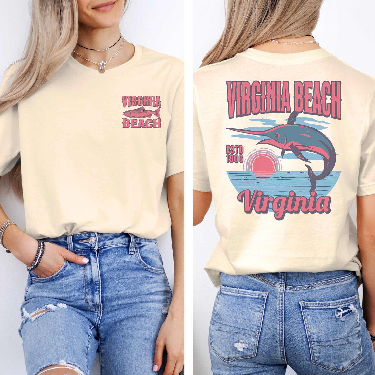 Virginia Beach Fishing T-Shirt