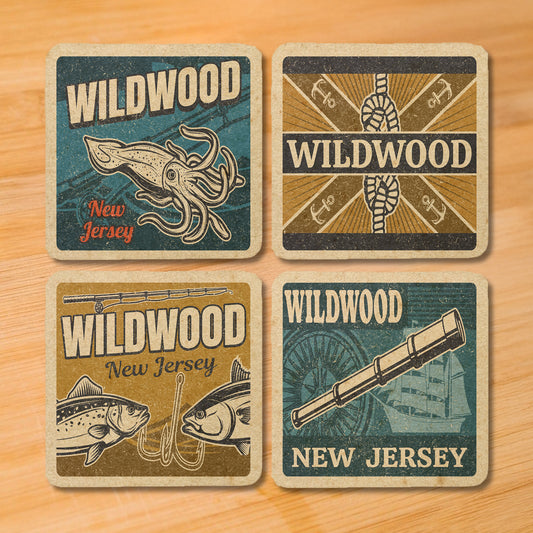 Wildwood Vintage Coaster Set